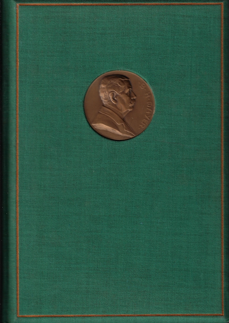 1925 - Titel der Textsammlung Gedichte und Humoresken von B.H. Mayer mit eingelassener Medaille